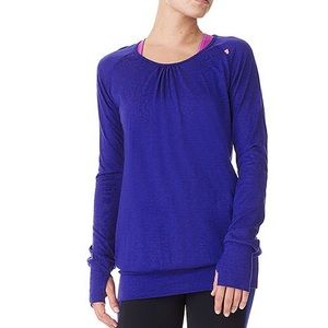Sweaty Betty Purple/Blue Long Sleeve Shirt